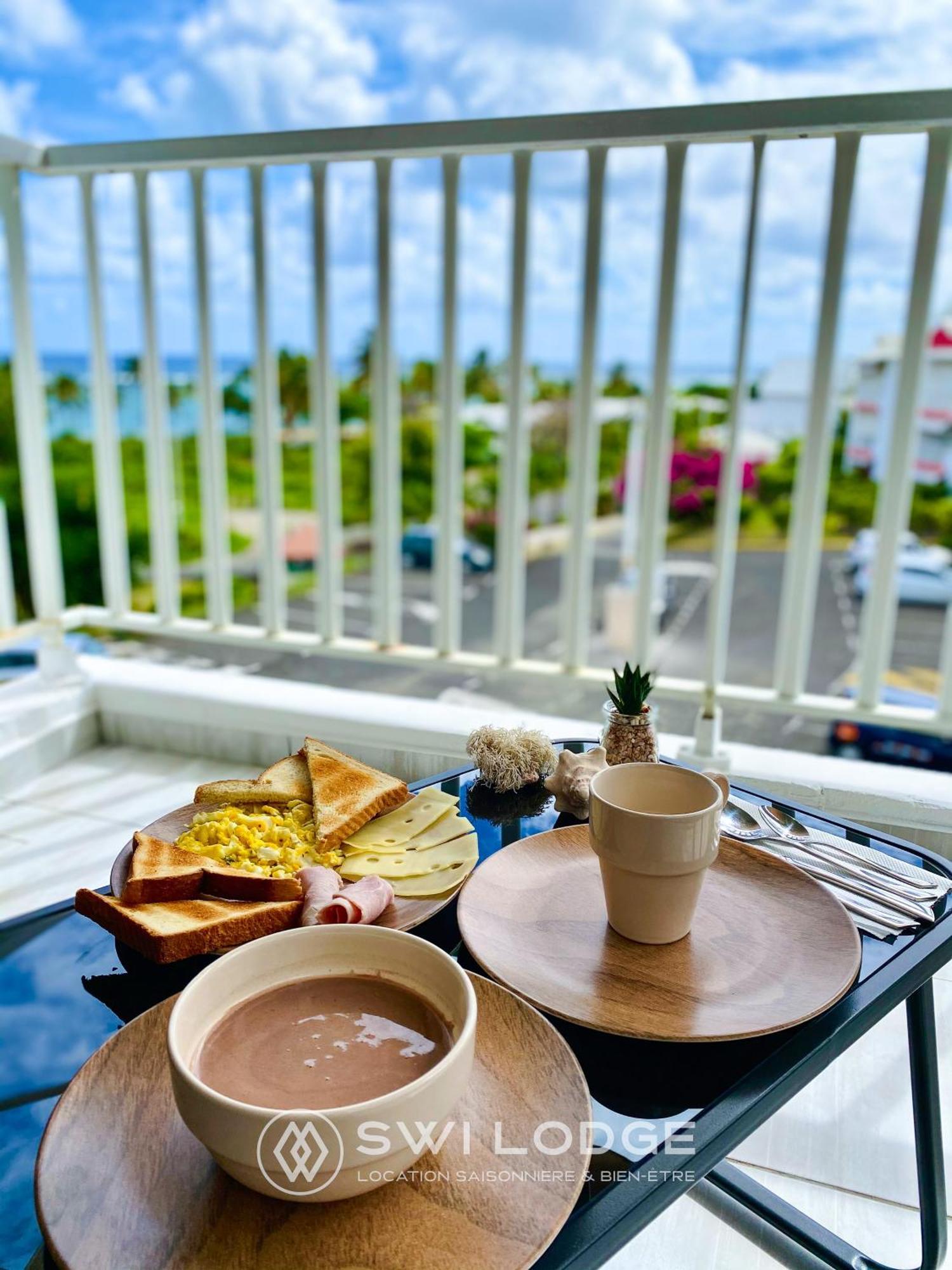 Swilodge Vue Sur Mer ! Petit Dejeuner Et Location De Voiture Possible Le Moule Exteriör bild